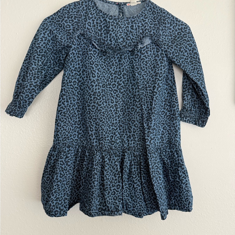 Crewcuts Blue Animal Print Dress
